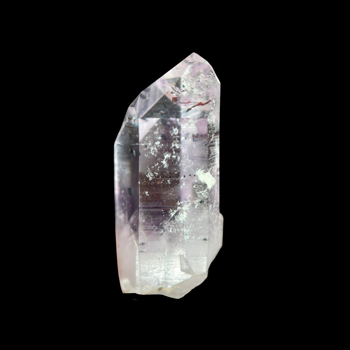 Quartz fantôme d'améthyste harlequin (Streep, Goboboseb)