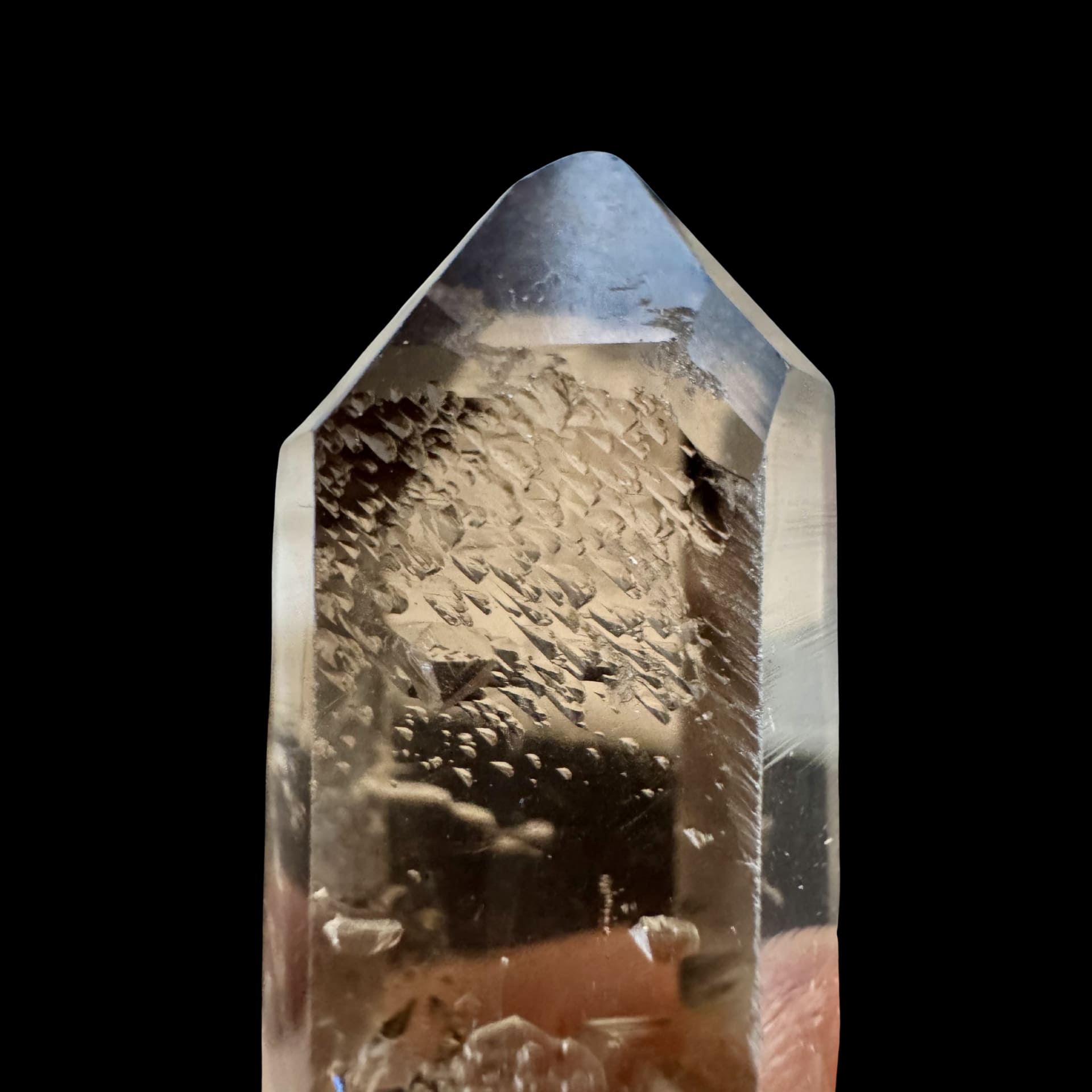 Quartz fumé corrodé du Brésil