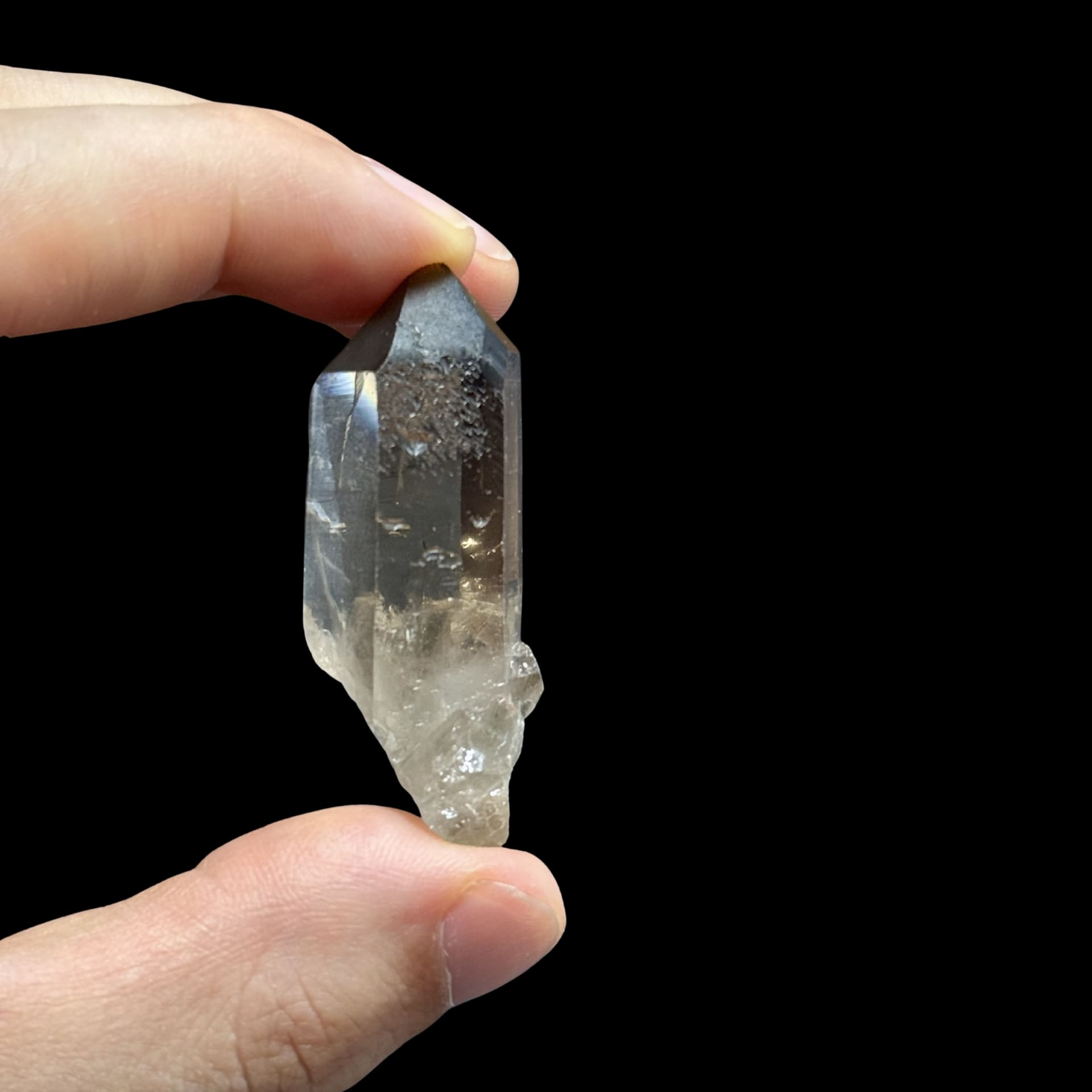 Quartz fumé corrodé du Brésil