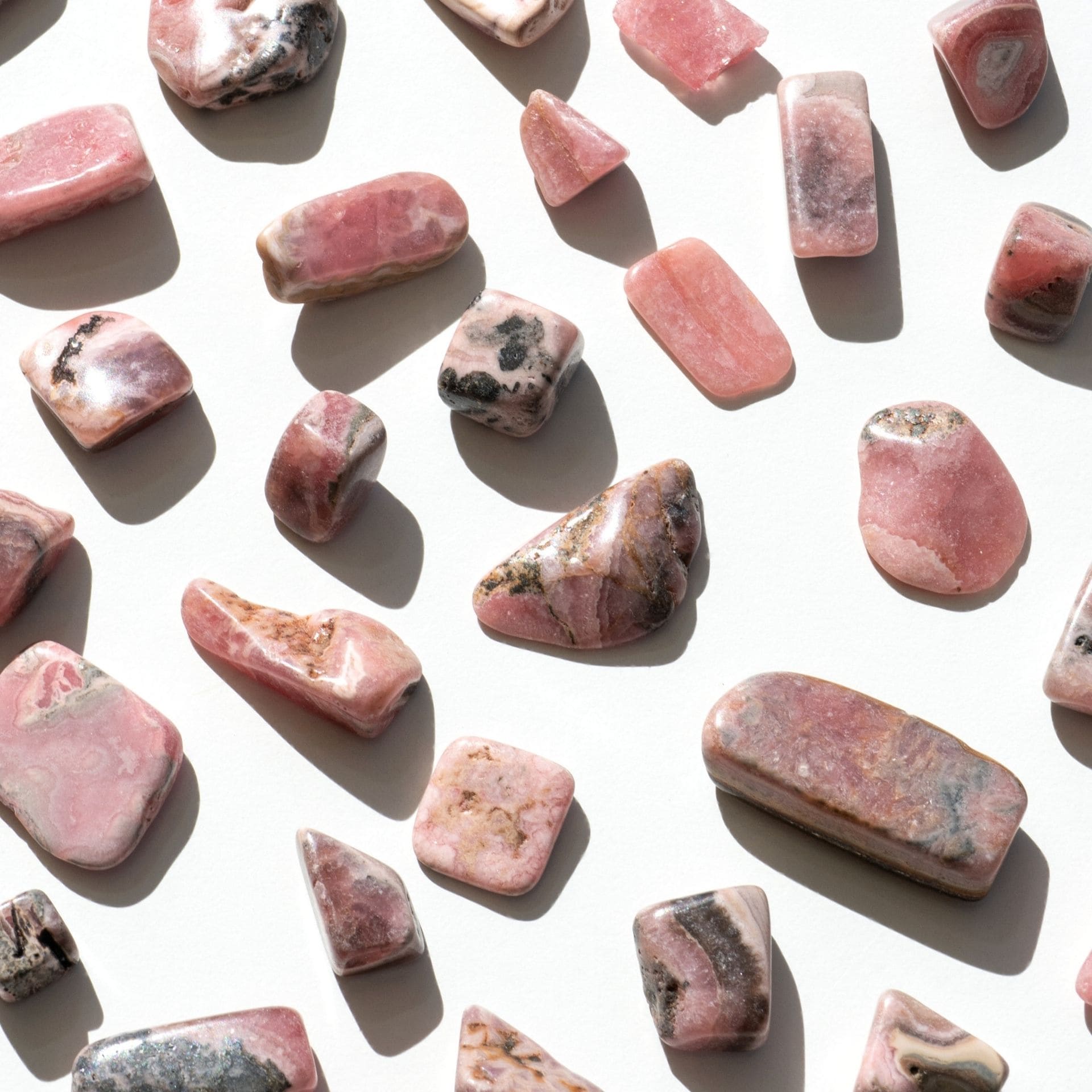 Rhodochrosite roulée zoom