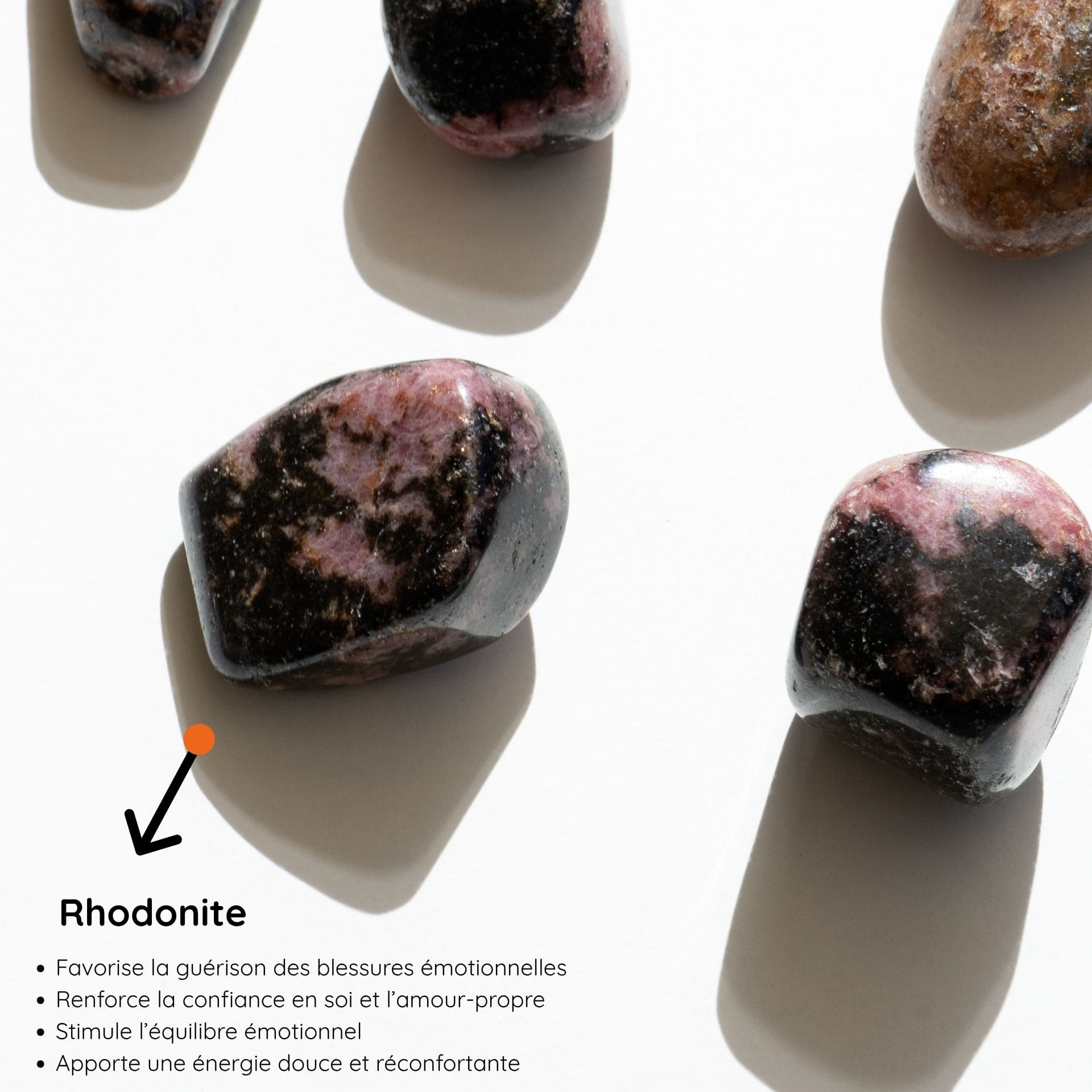 Rhodonite vertus
