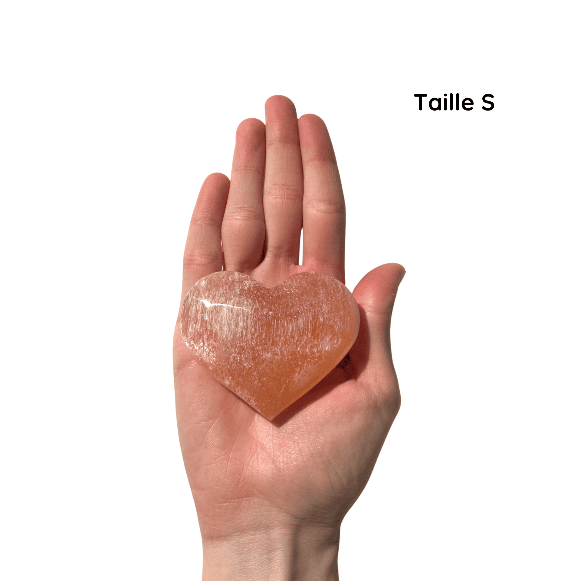 Coeur Sélénite Orange S