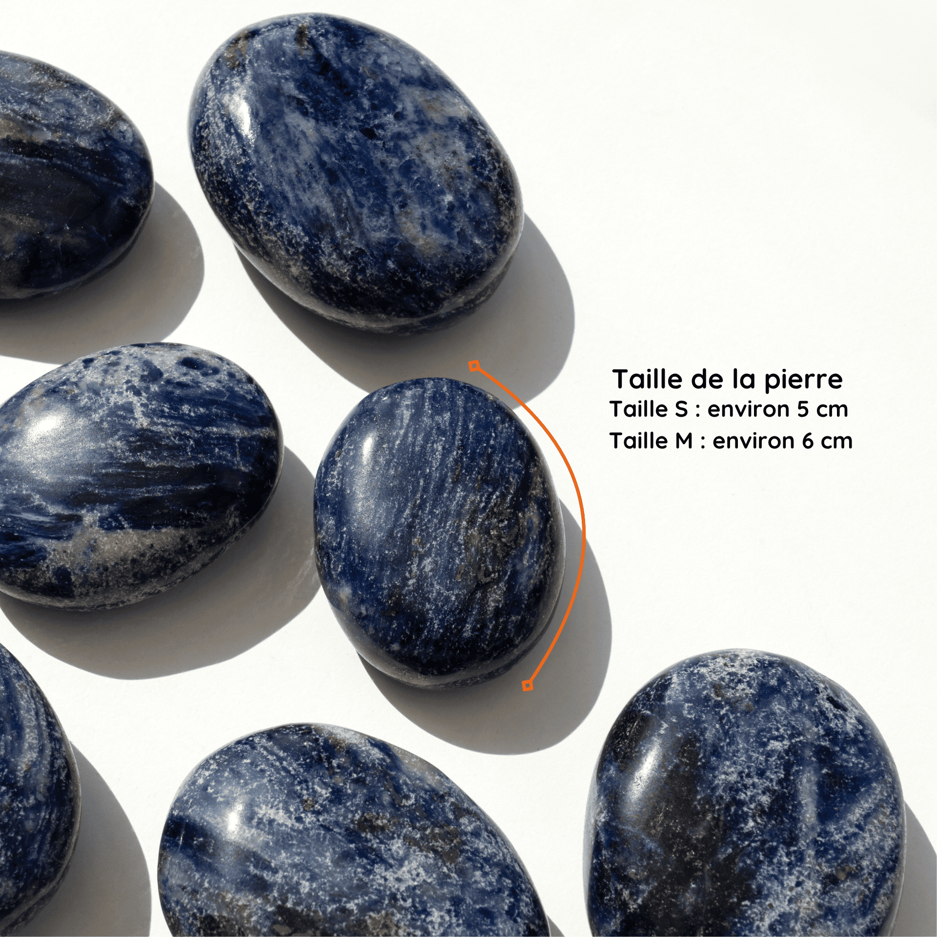 Galet Sodalite taille