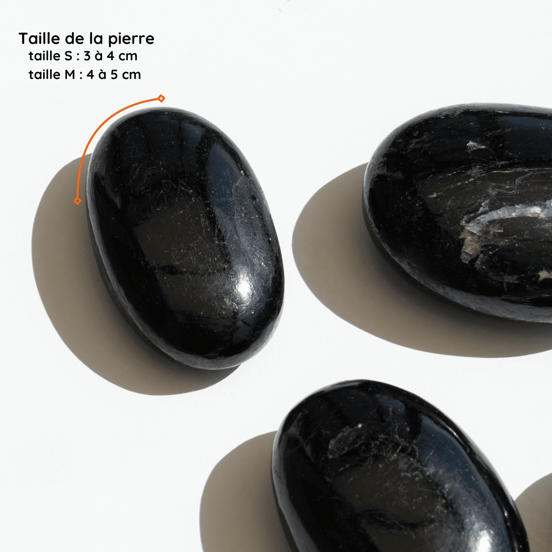 Galet Tourmaline Noire taille