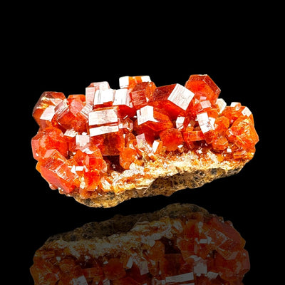 Vanadinite Rouge Hexagonale - Mibladen (Maroc)