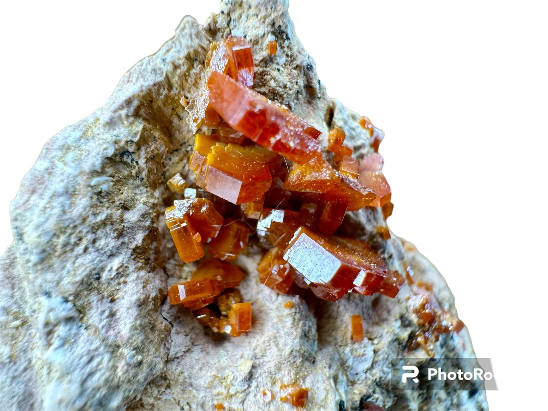 cristaux de vanadinite