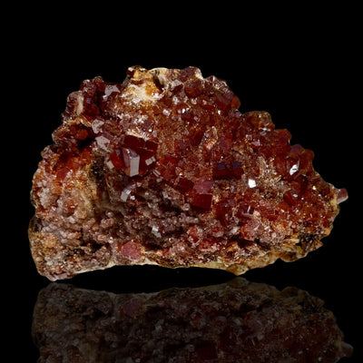 Vanadinite Rouge Hexagonale - Mibladen (Maroc)