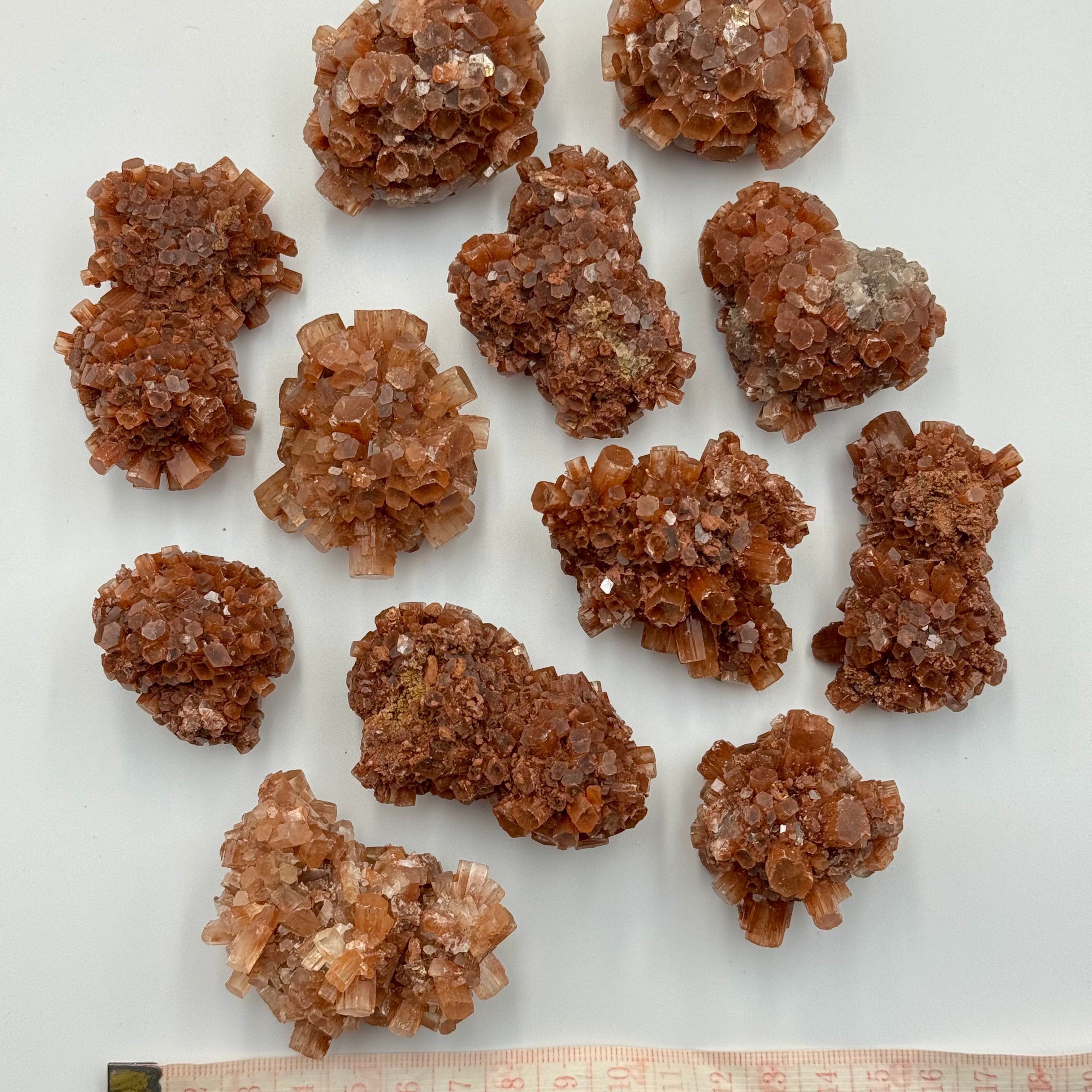 Lot 12 aragonites 4-5cm