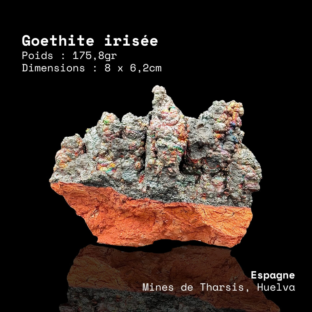 Goethite irisée - Mines de Tharsis (Espagne)