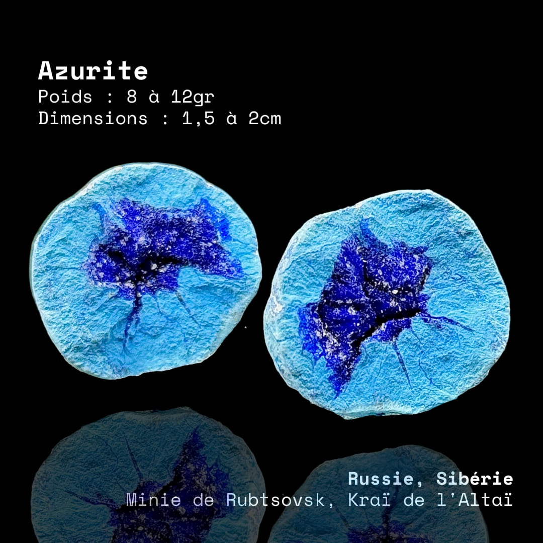 Azurite Bleue en "Mini Géode" - (Russie)