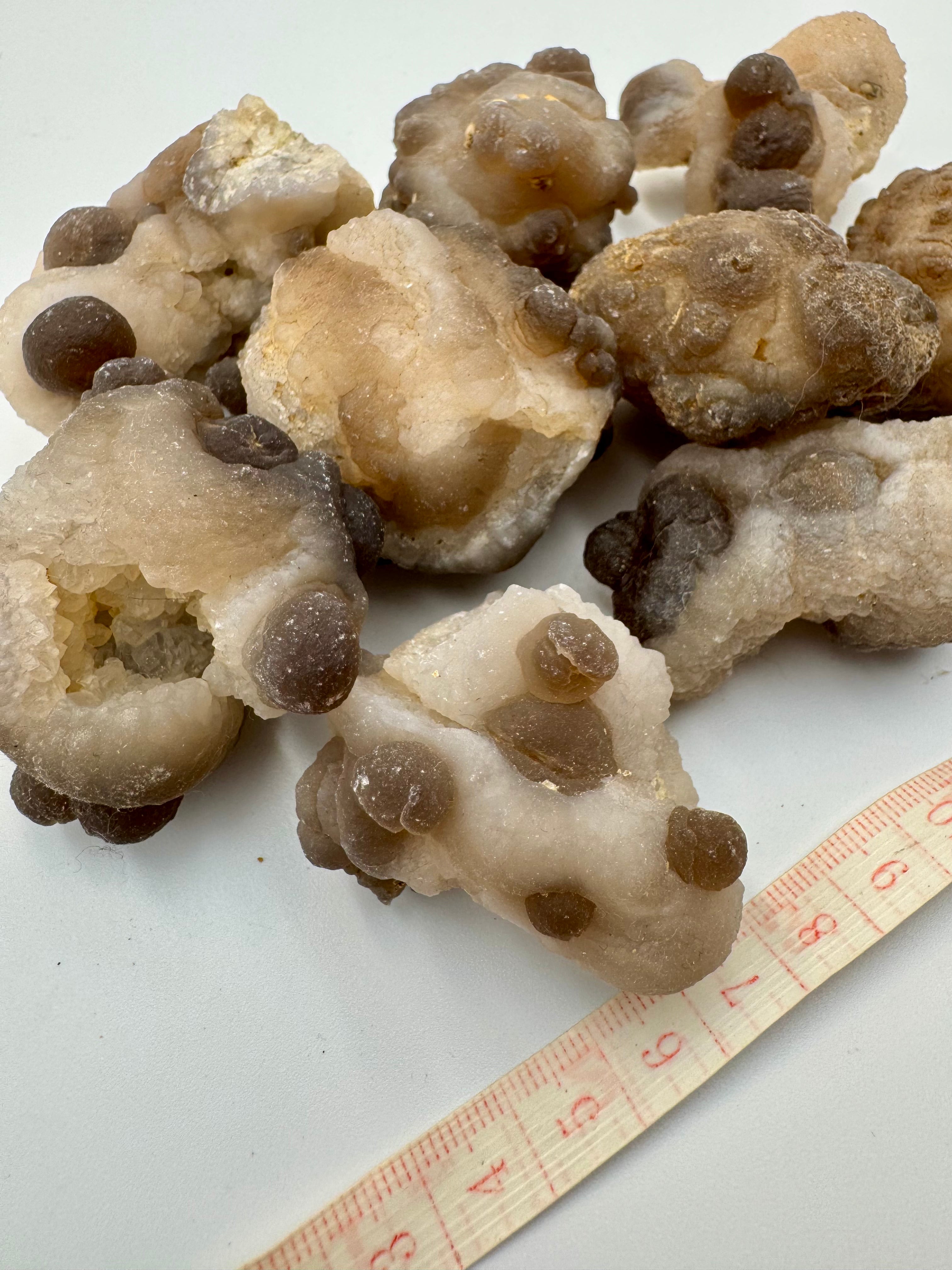 Lot 9 agates nodules