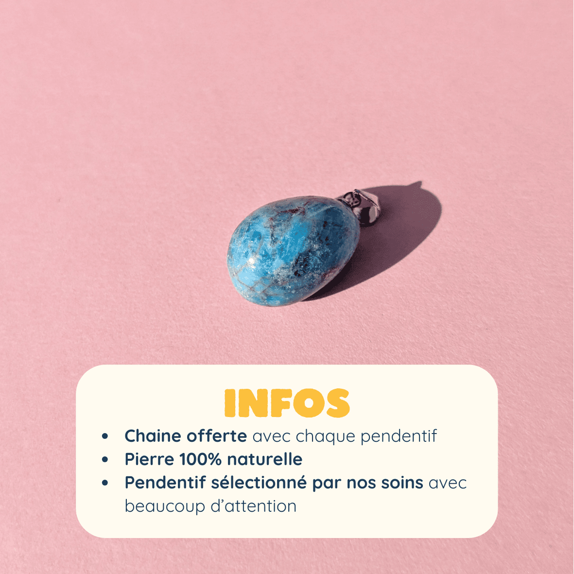 Collier en Apatite Roulée – Communication et Clarté Mentale