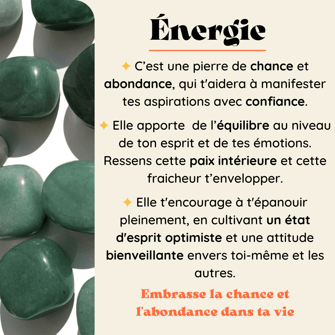 Pyramide aventurine verte