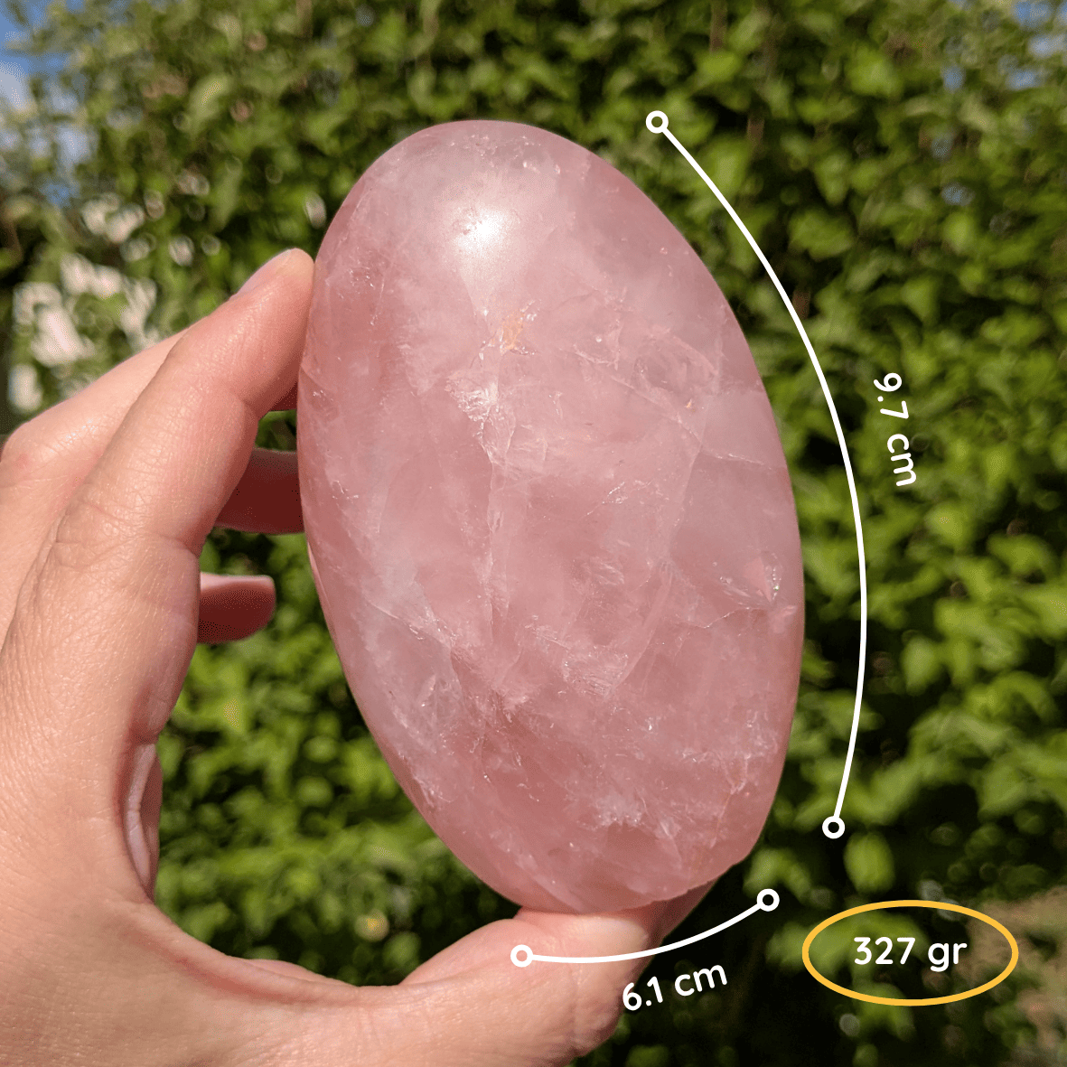 Bloc de Quartz Rose N°14