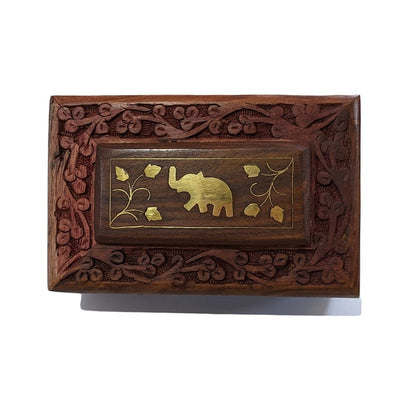 Boîte en Bois Eléphant - Elithos 