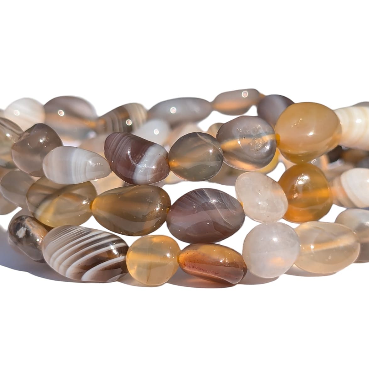 bracelet agate botswana pierre naturelle