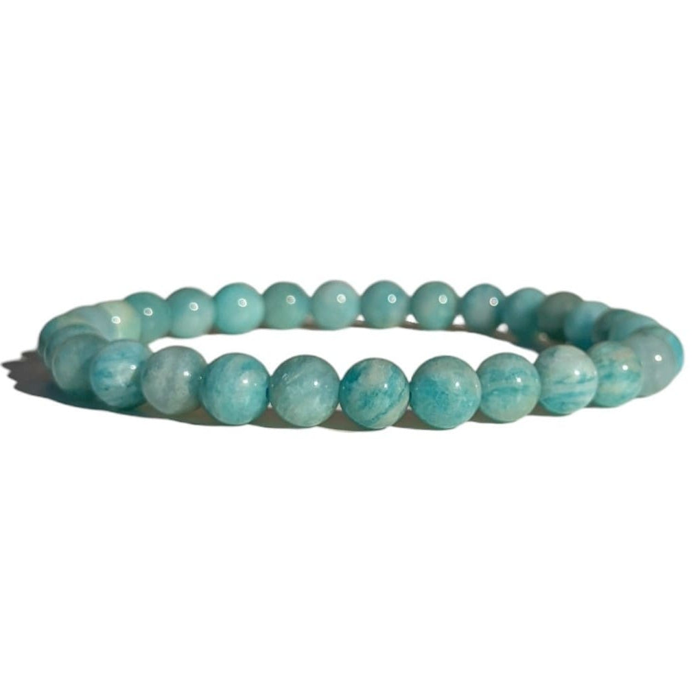 bracelet en pierre amazonite