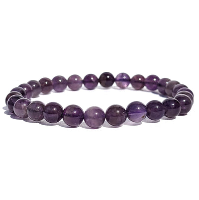 bracelet en pierre amethyste