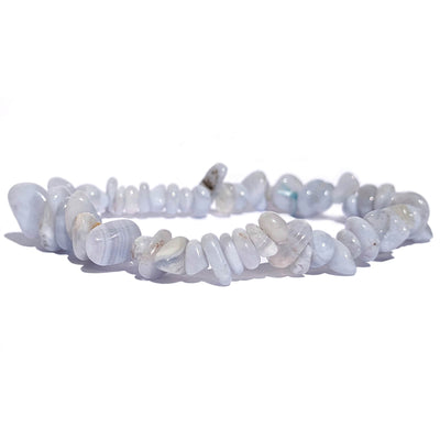bracelet calcédoine bleue pierre naturelle
