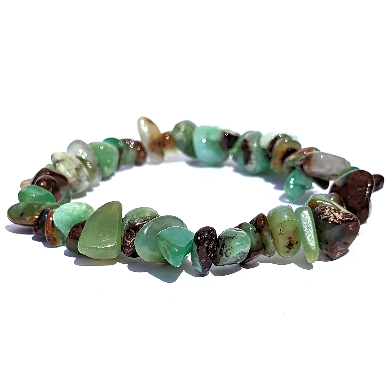 Bijoux et pierres en Chrysoprase