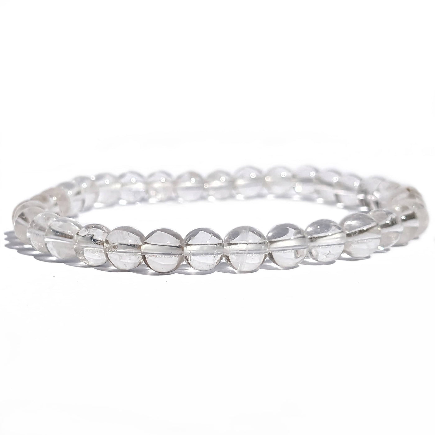 Bracelet en cristal de roche — pierre alliée de l'heure miroir 12h12
