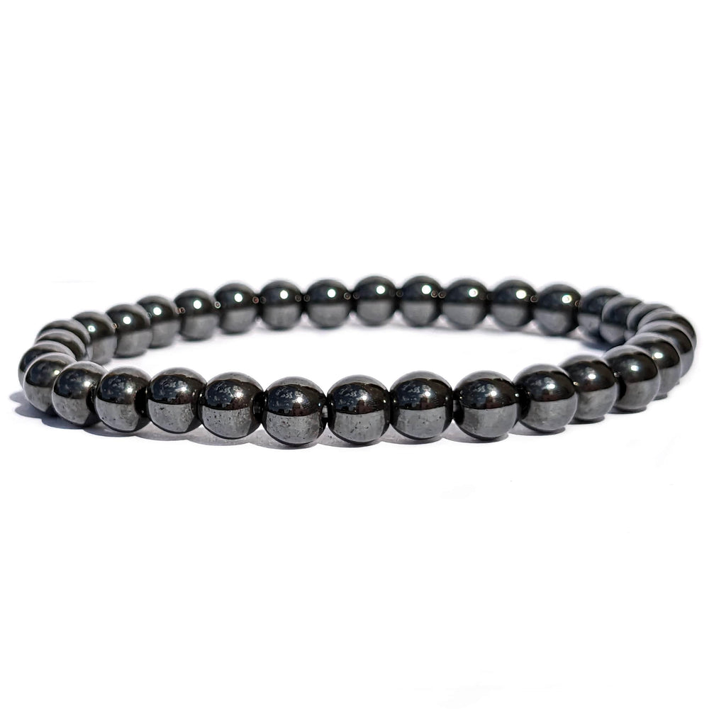 Bracelet en Hématite - Force et Équilibre