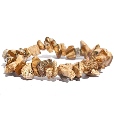 pierre jaspe paysage bracelet