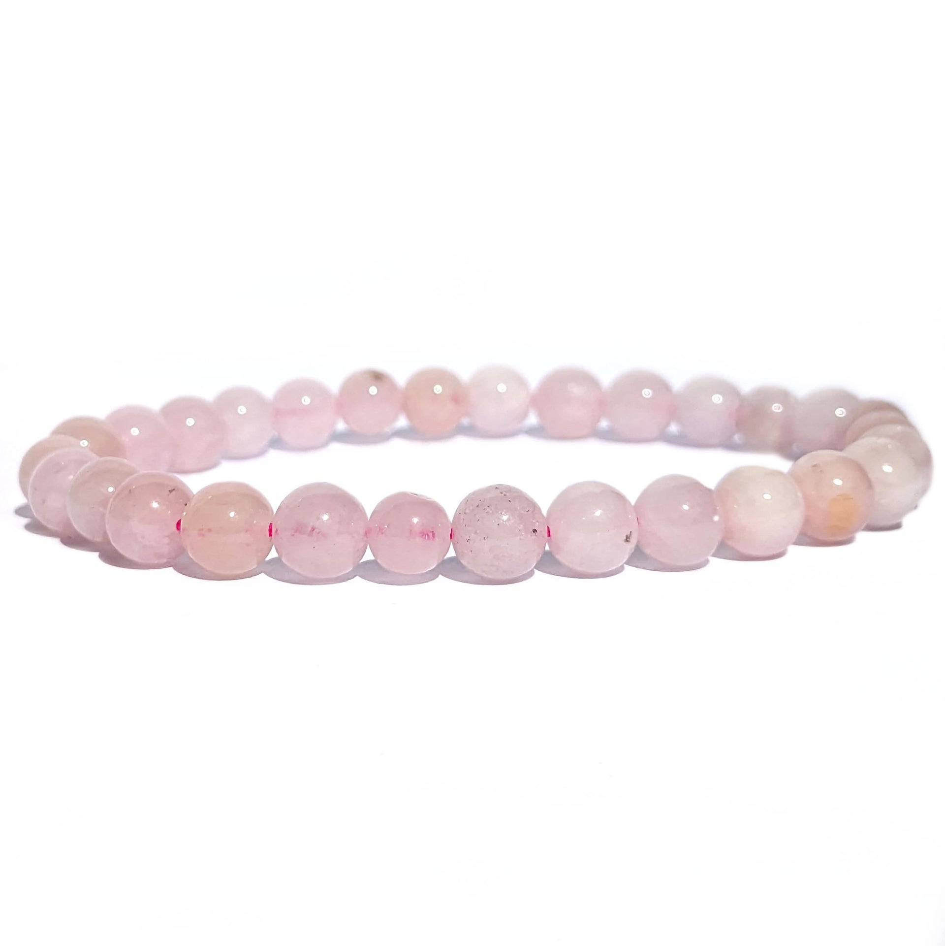 Bracelet Perles Morganite – Tendresse et Harmonie Émotionnelle