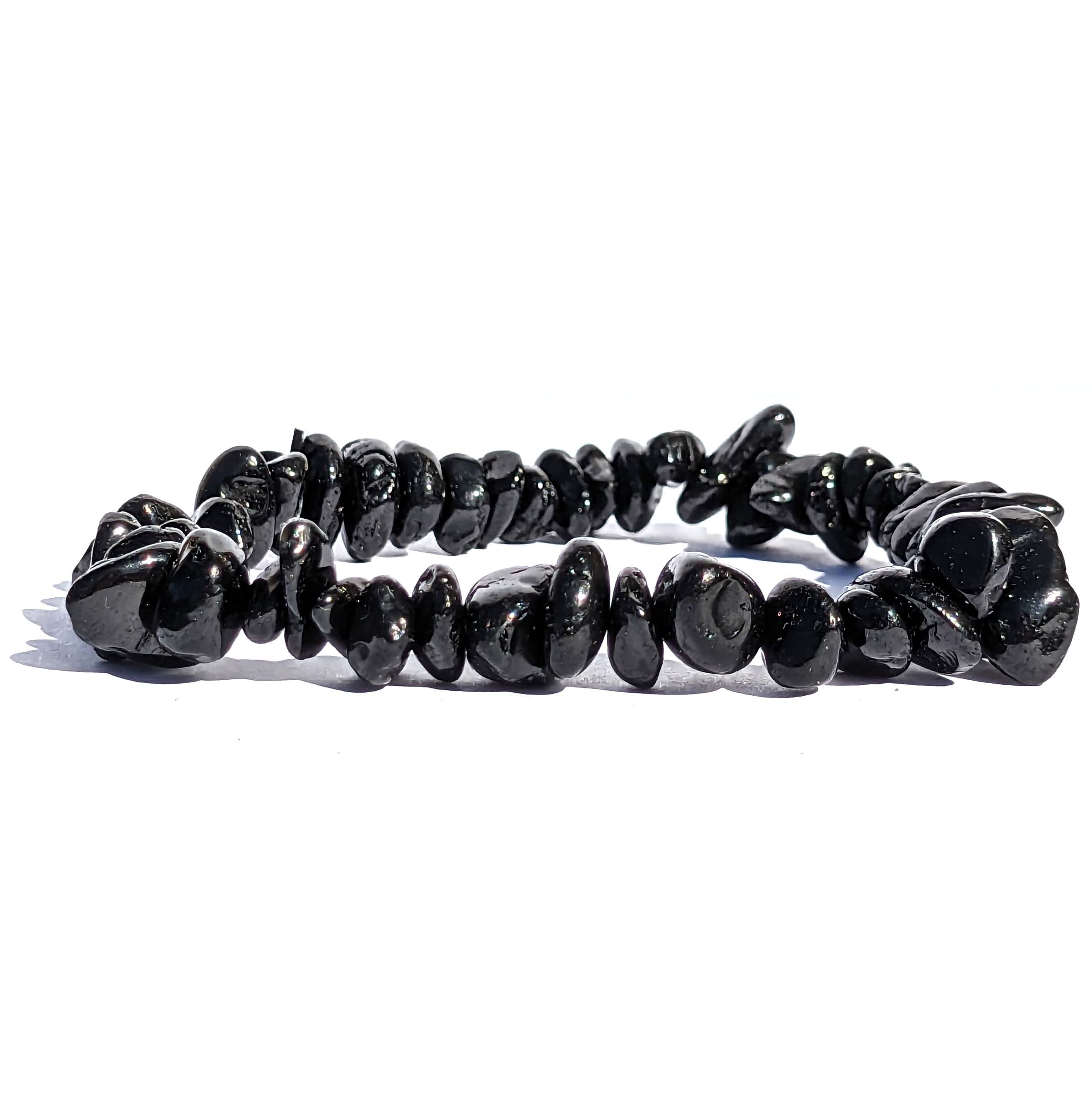 bracelet baroque obsidienne noire