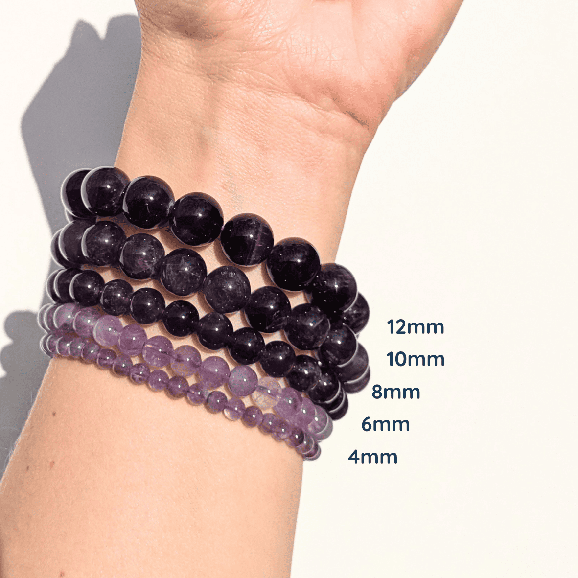 Bracelet Perles Améthyste – Sérénité et Équilibre