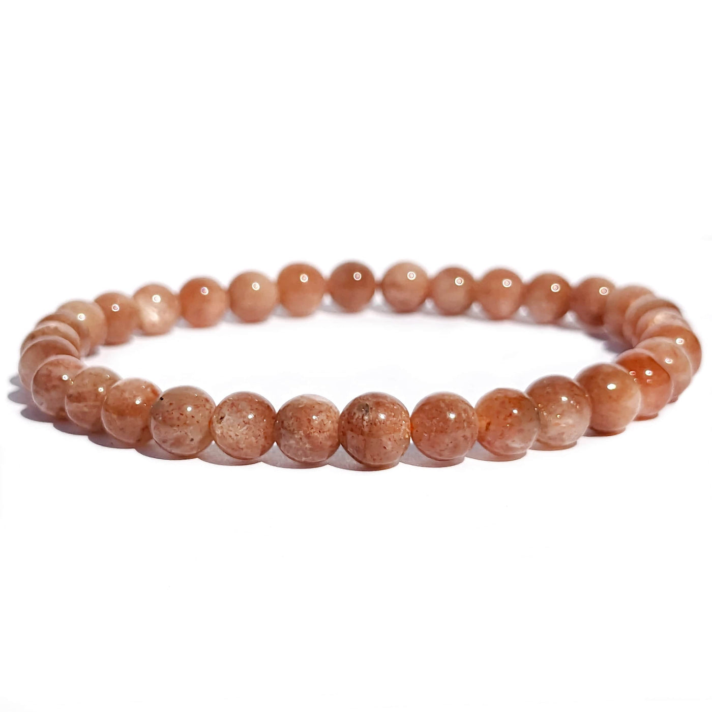 Bracelet en pierre de soleil — pierre alliée de l'heure miroir 19h19