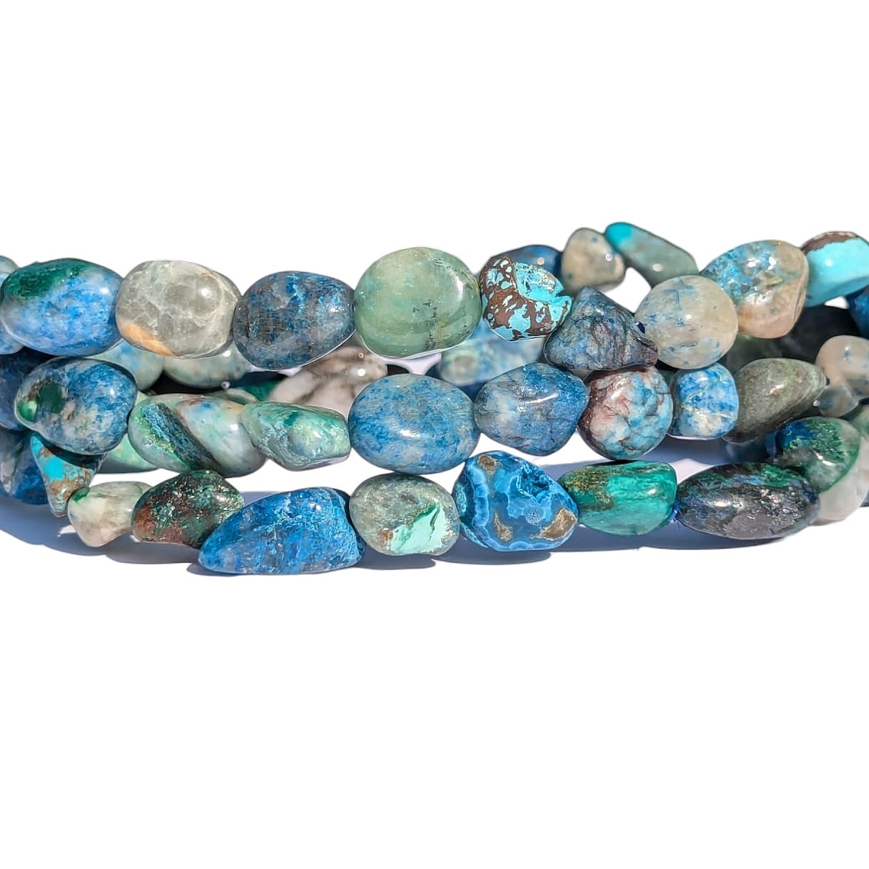 bracelet chrysocolle shattuckite 