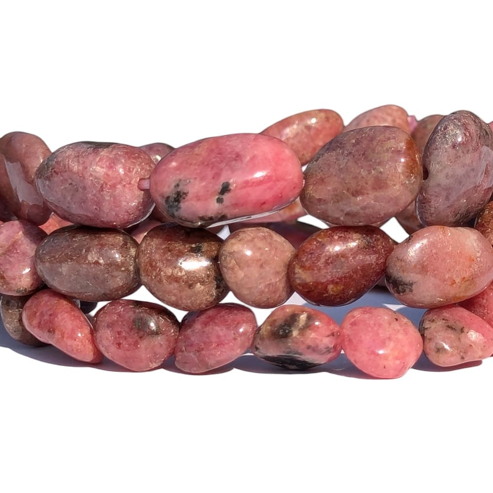 bracelet pierre rhodonite