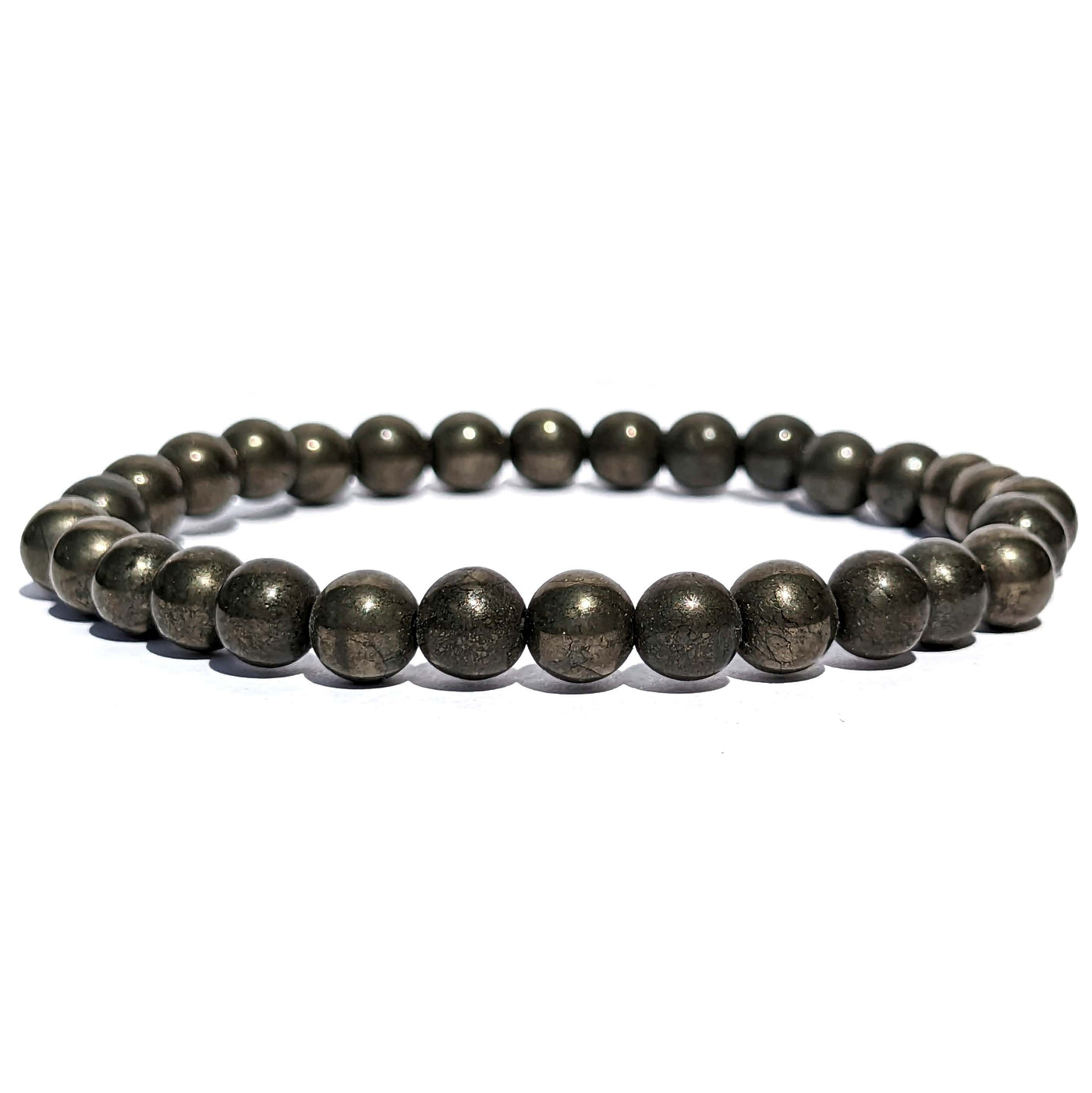 Bracelet en pyrite — pierre alliée de l'heure miroir 14h14