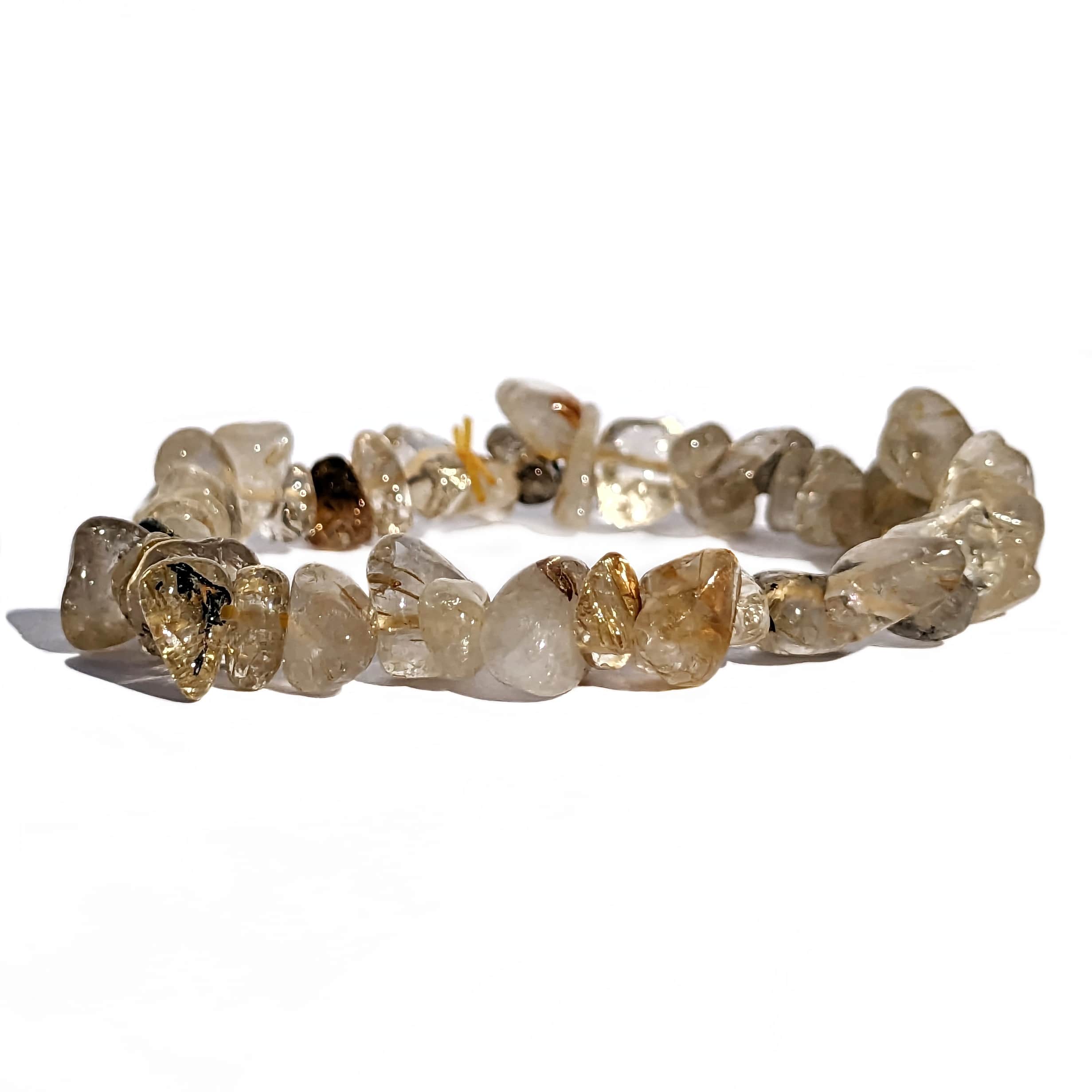 bracelet quartz rutile pierre baroque