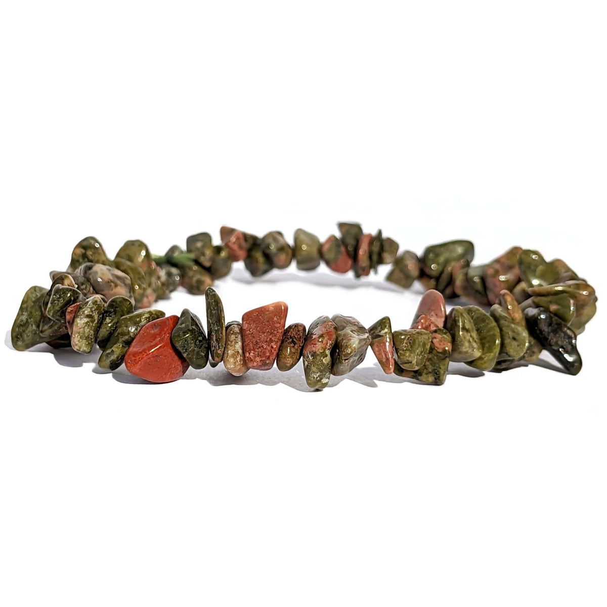 Bracelet pierre Unakite
