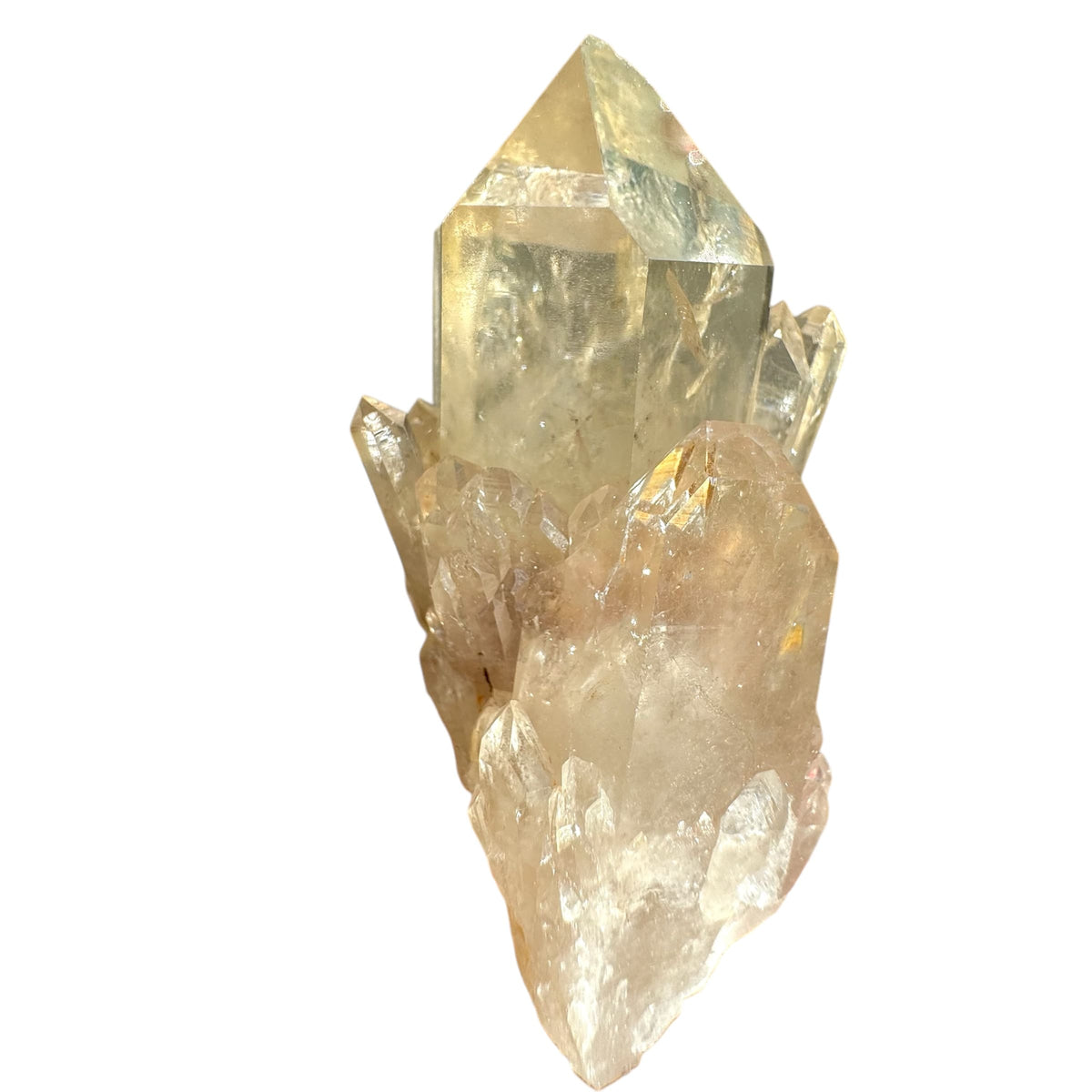 Citrine naturelle brute en pointe — collection Elithos