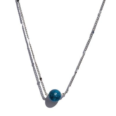 Collier ras de cou pierre Apatite