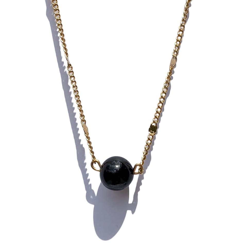 Collier ras de cou pierre Tourmaline