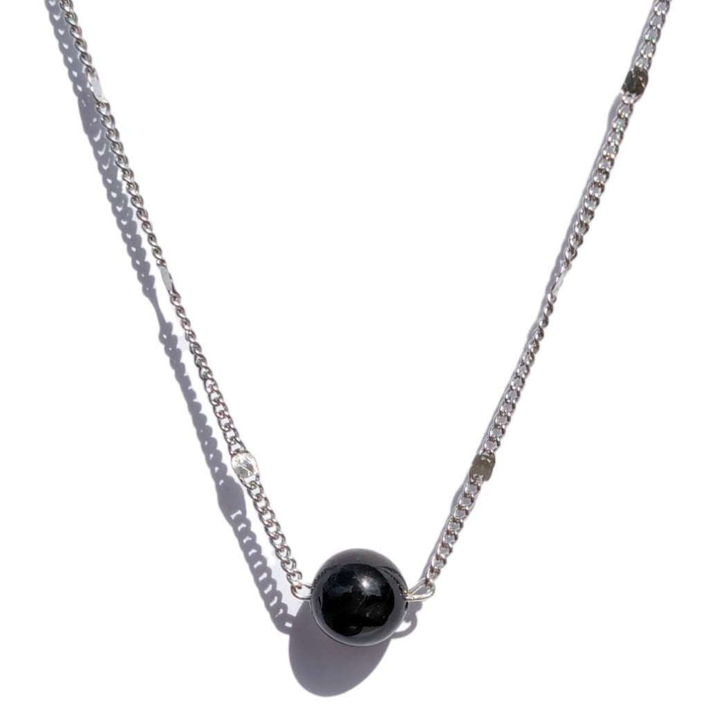 Collier ras de cou pierre Tourmaline