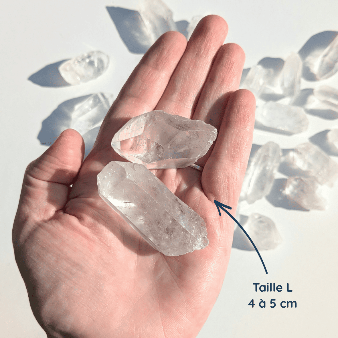 Pointes Cristal de Roche – Clarté et Amplification