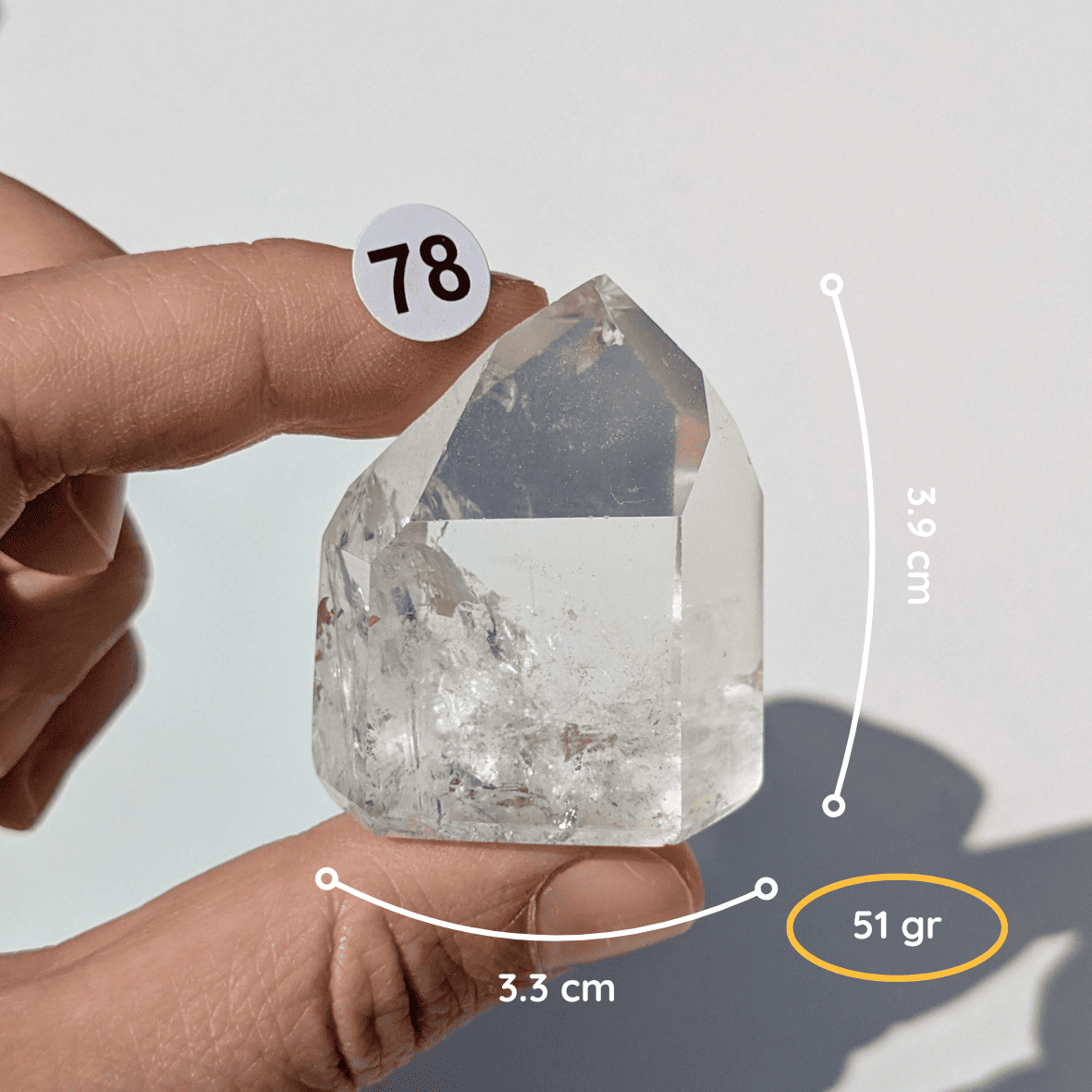Pointe en Cristal de Roche – Clarté & Amplification énergétique