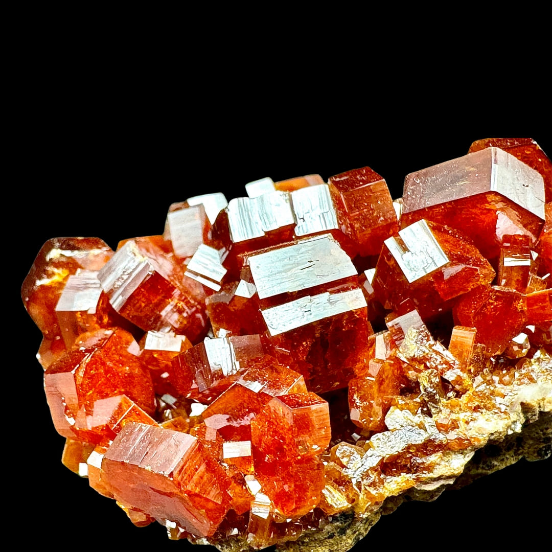 Vanadinite Rouge Hexagonale - Mibladen (Maroc)