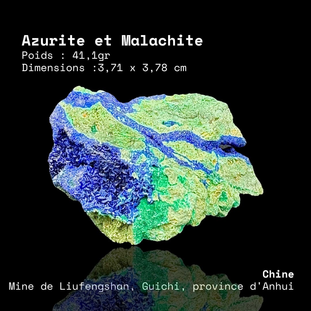 Azurite Malachite - Liufengshan (Chine) - #77