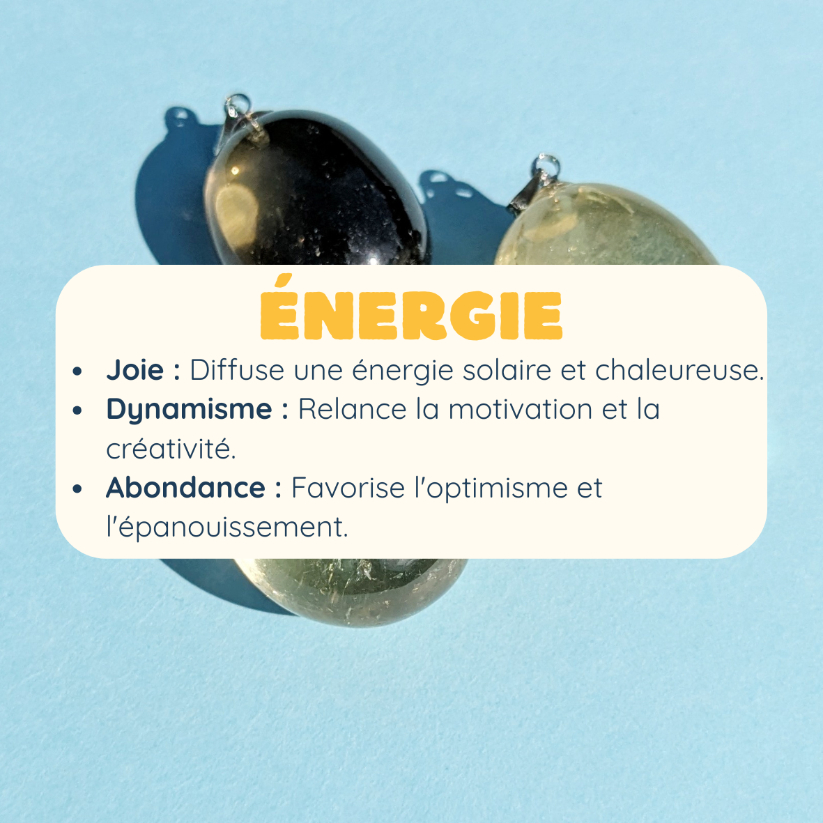Pendentif en Citrine Roulée – Énergie et Abondance