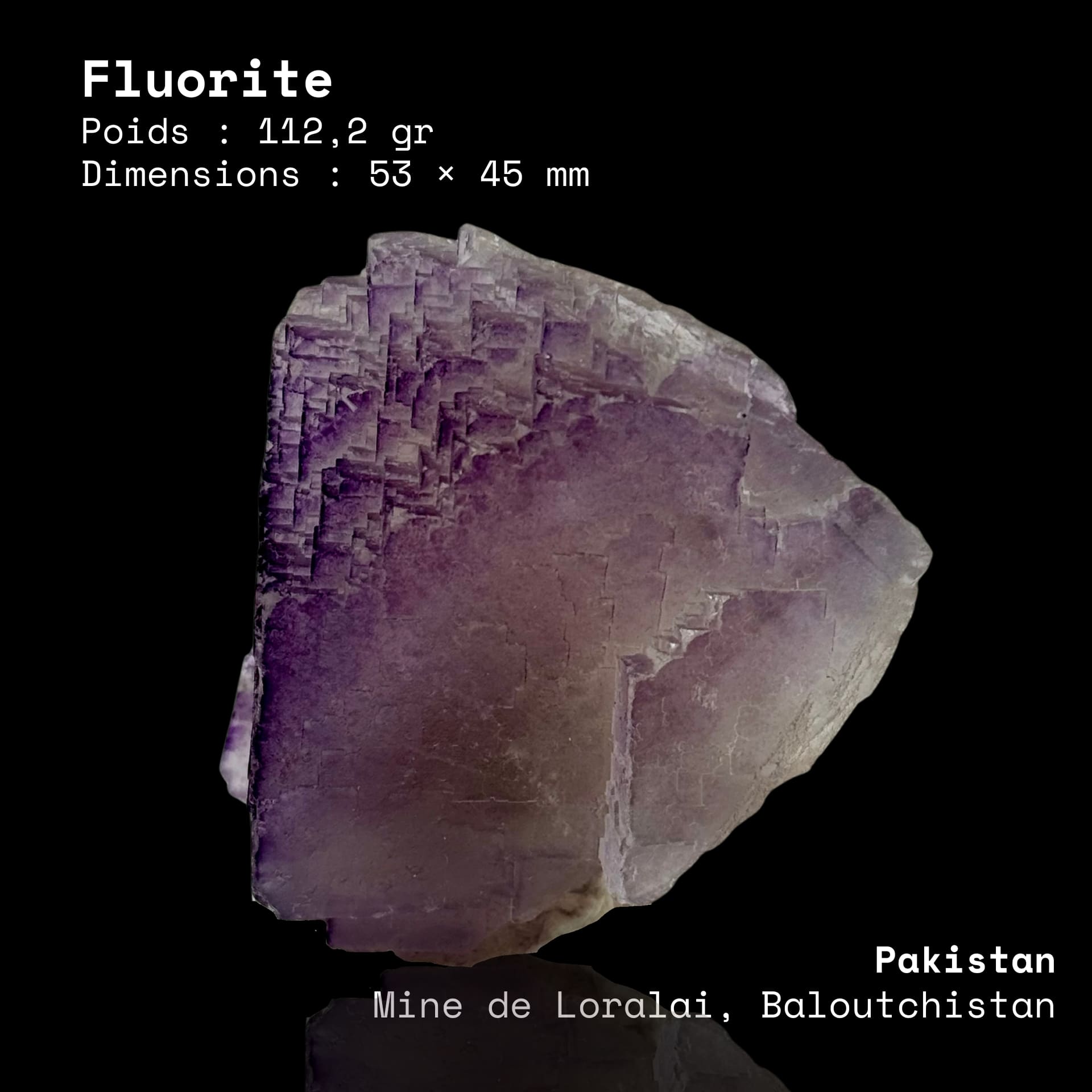 Fluorite Loralai Pakistan n°2