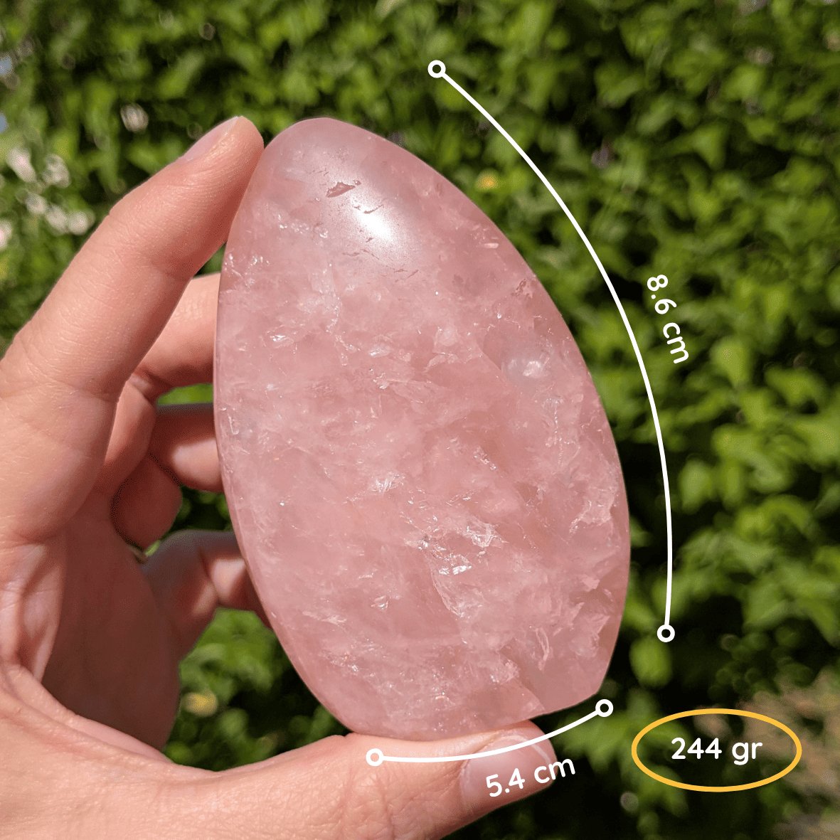 Bloc Quartz Rose N°13