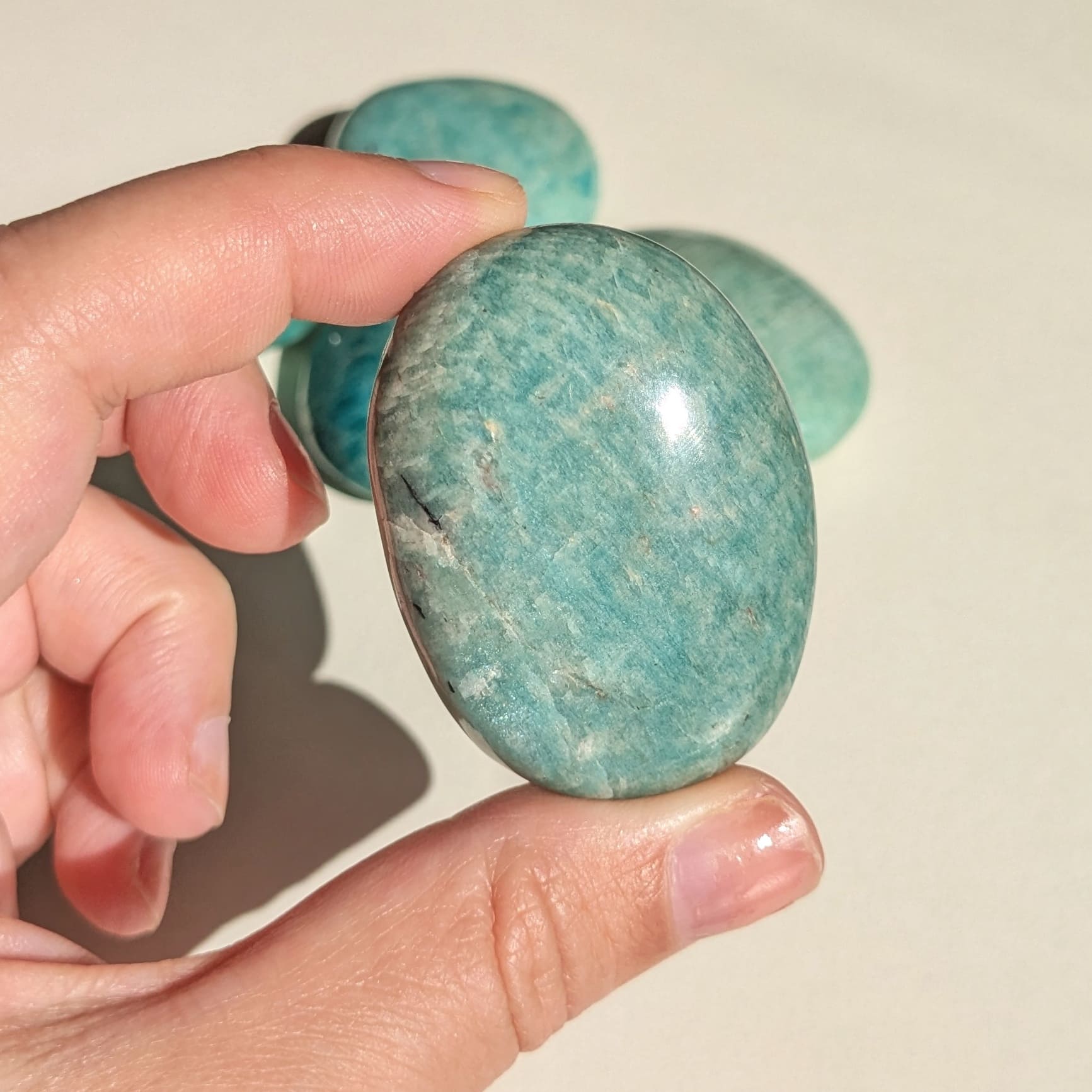 galet pierre amazonite