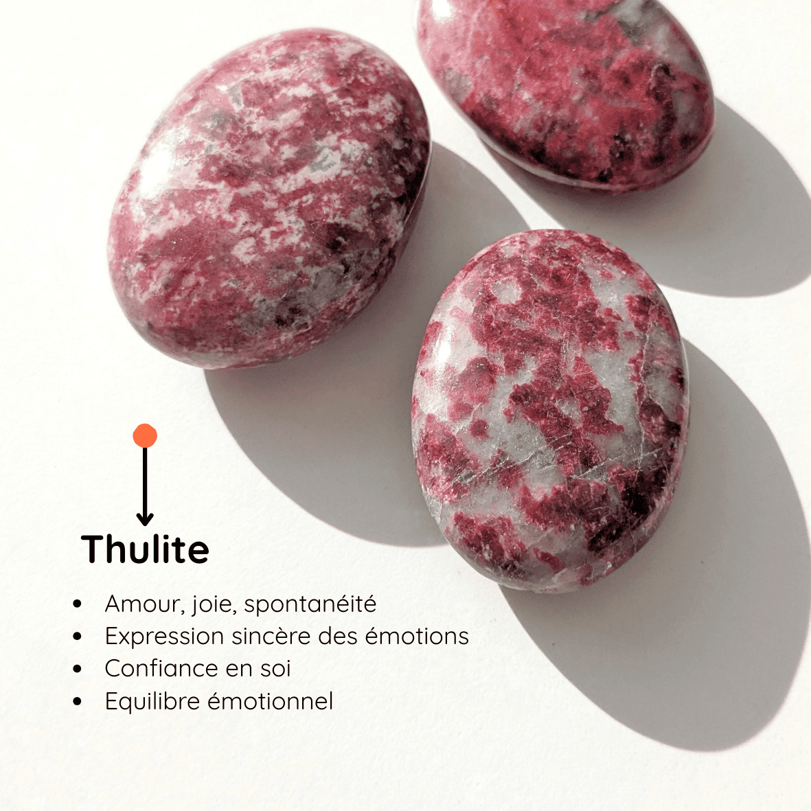 galet en pierre thulite