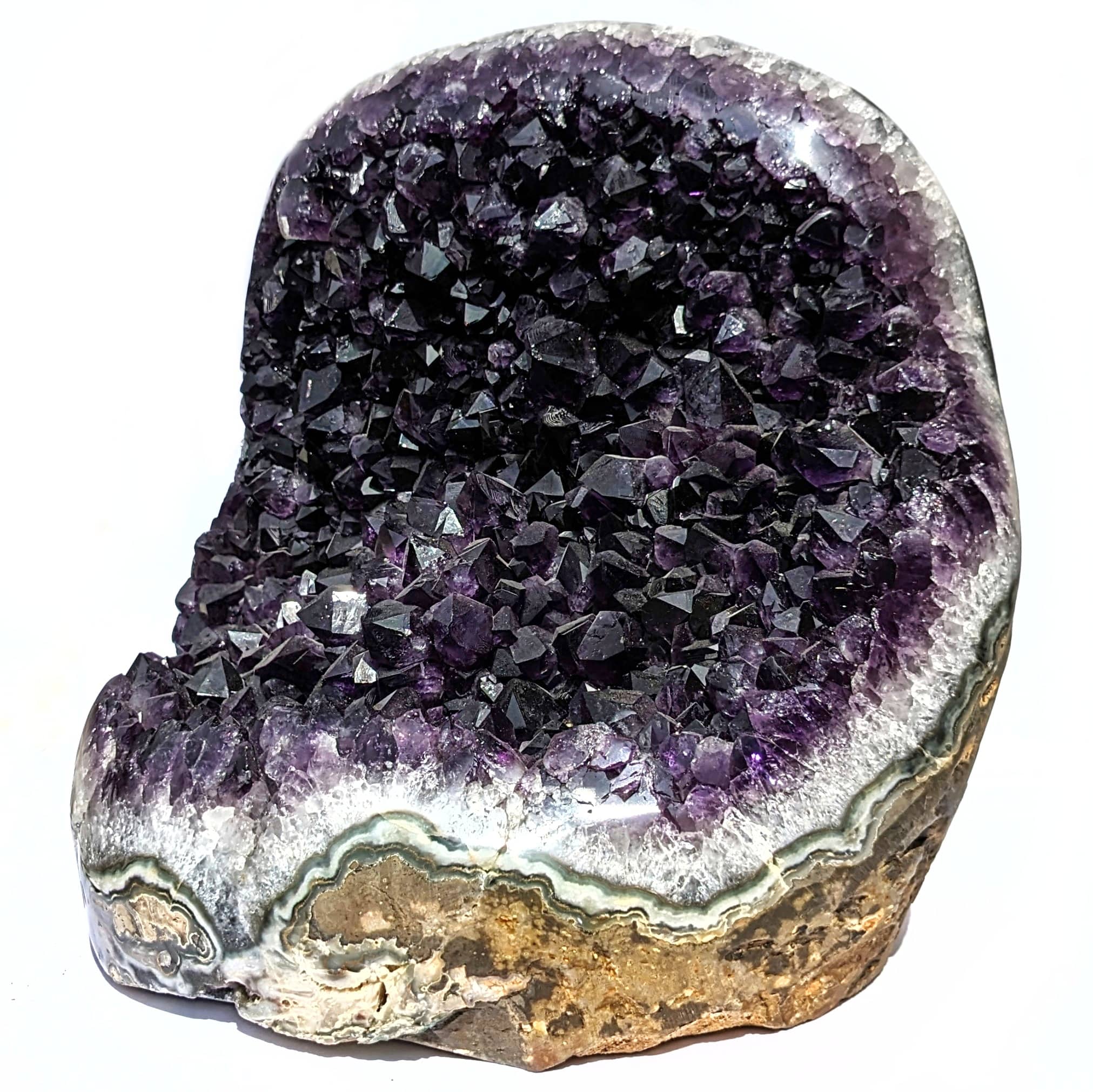 geode pierre amethyste 7kg